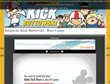 Tablet Screenshot of juegosdekickbuttowski.net